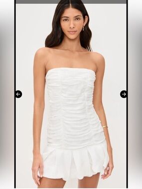 Revolve NWT AZULU White Mini Dress